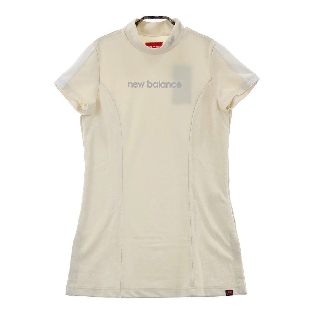 サイズ 1 NEW BALANCE GOLF ニューバランス 2025年 モックネック 半袖Tシャツ ロング ベージュ系 240101411753 ゴルフウェア レディース ストスト