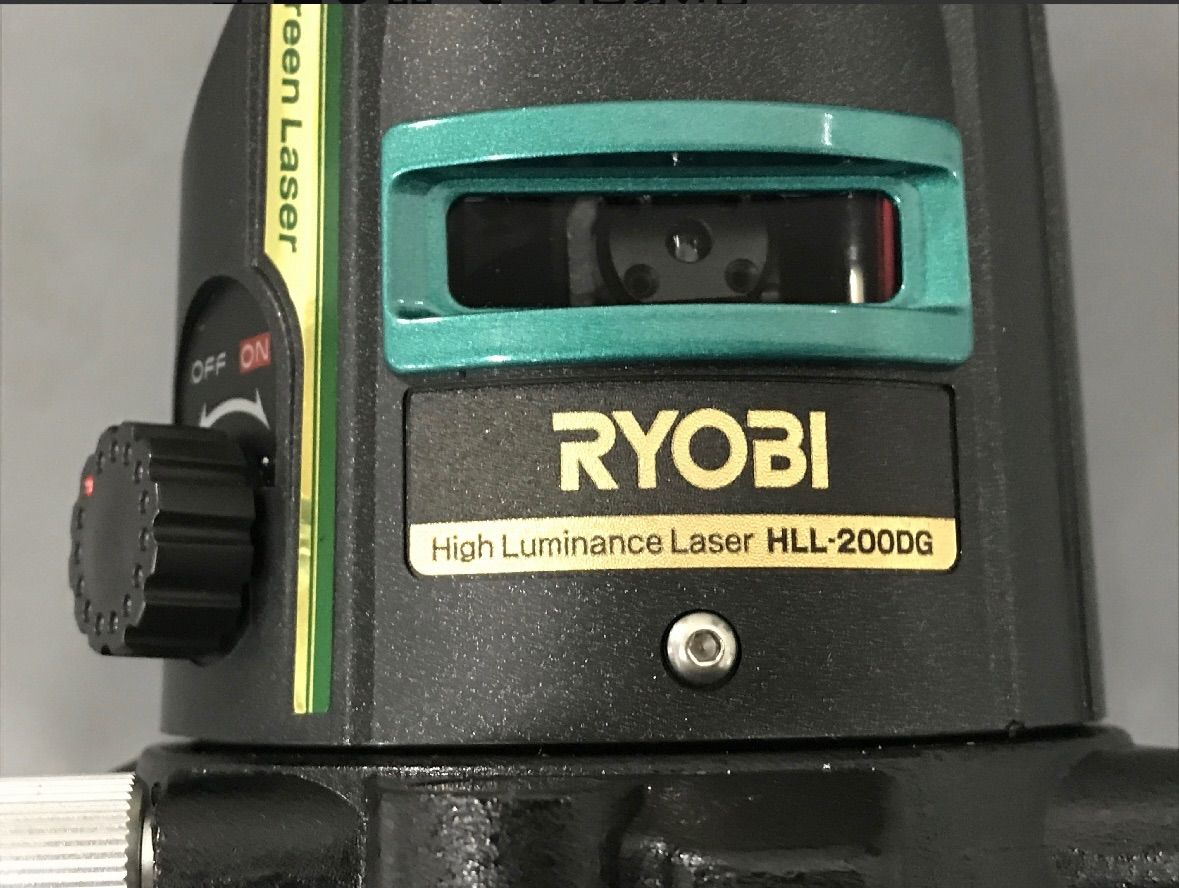 ファッションショー RYOBI レーザー墨出し器 HLL-200DG グリーンレーザー 安心してください