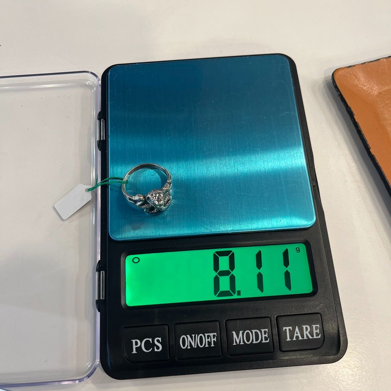 シルバーリング コブラ 百合 ハンドメイド メンズ 指輪 シルバー