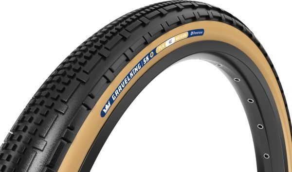 【1本】Panaracer（パナレーサー）チューブレスタイヤ GRAVEL KING SK + TR（グラベルキング SK プラス チューブレスレディ）ブラック/ブラウン 26X2.1（559）