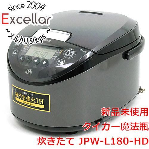 bn 12 TIGER IHジャー炊飯器 炊きたて 10合炊き JPW-L180-HD ダークグレー