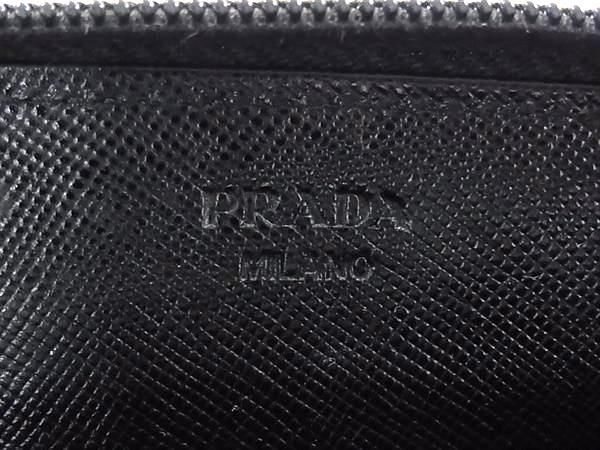 美品 PRADA プラダ 長財布 M506 ブラック テスートナイロン ユニ