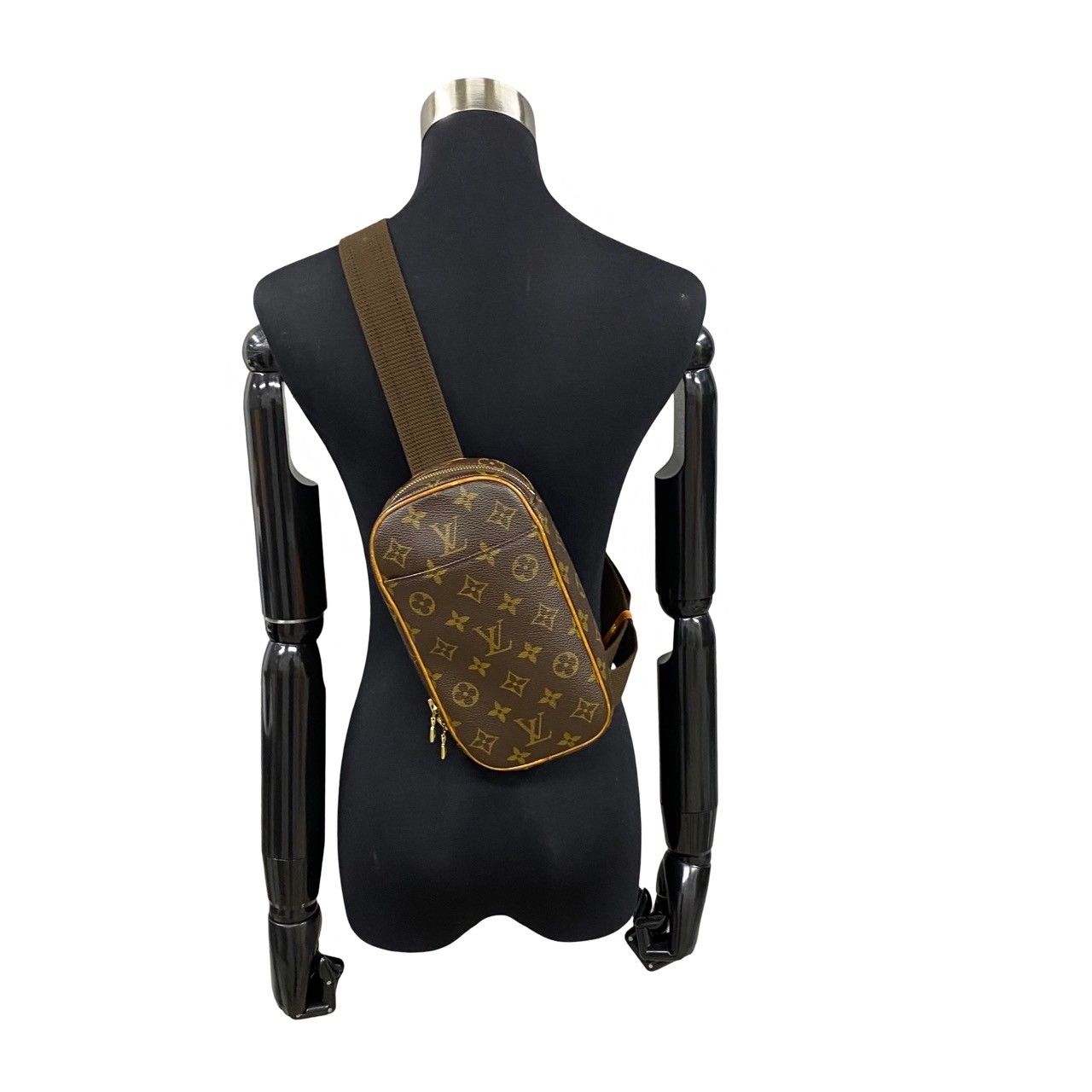 極 美品 希少品 LOUIS VUITTON ルイヴィトン ヴィンテージ ポシェットガンジュ モノグラム レザー ボディバッグ ブラウン 茶  33383 - メルカリ