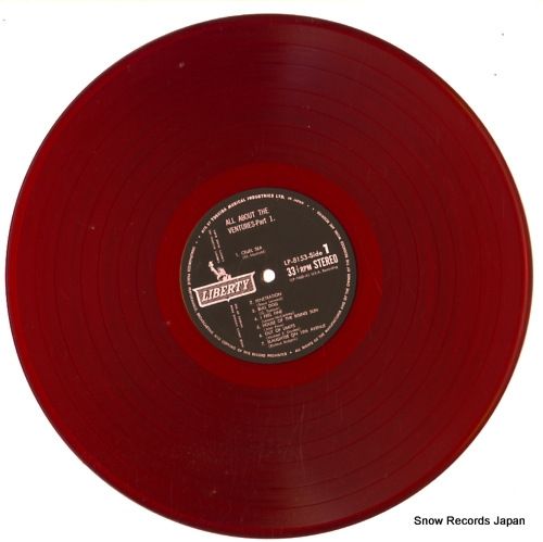 赤盤 The Ventures ベンチャーズのすべて LP-8153~4