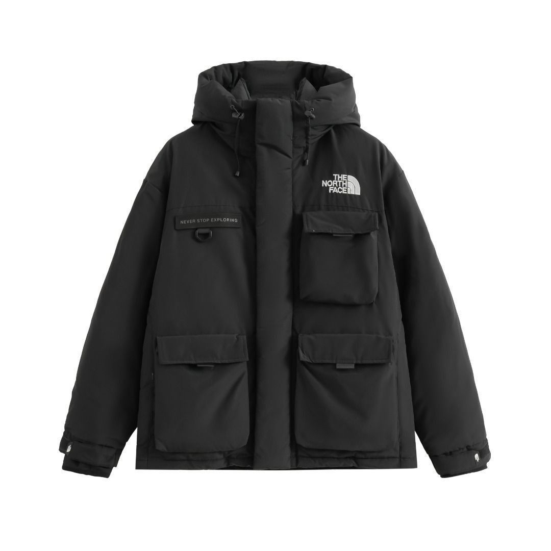 ザノースフェイス The North Face TNF 男女兼用アウトドア・ワークウェア フード付きダウンジャケット - ダウンジャケット