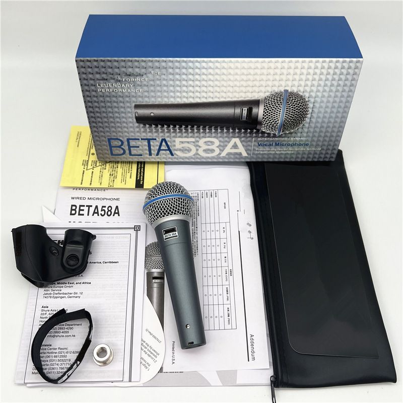 BETA58A 有線ダイナミックマイク プロ用 ライブ カラオケ 配信 司会向け
