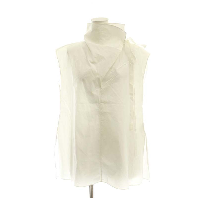 セオリー Theory CORE SHIRTING FUNNEL NECK TIE TO ブラウス