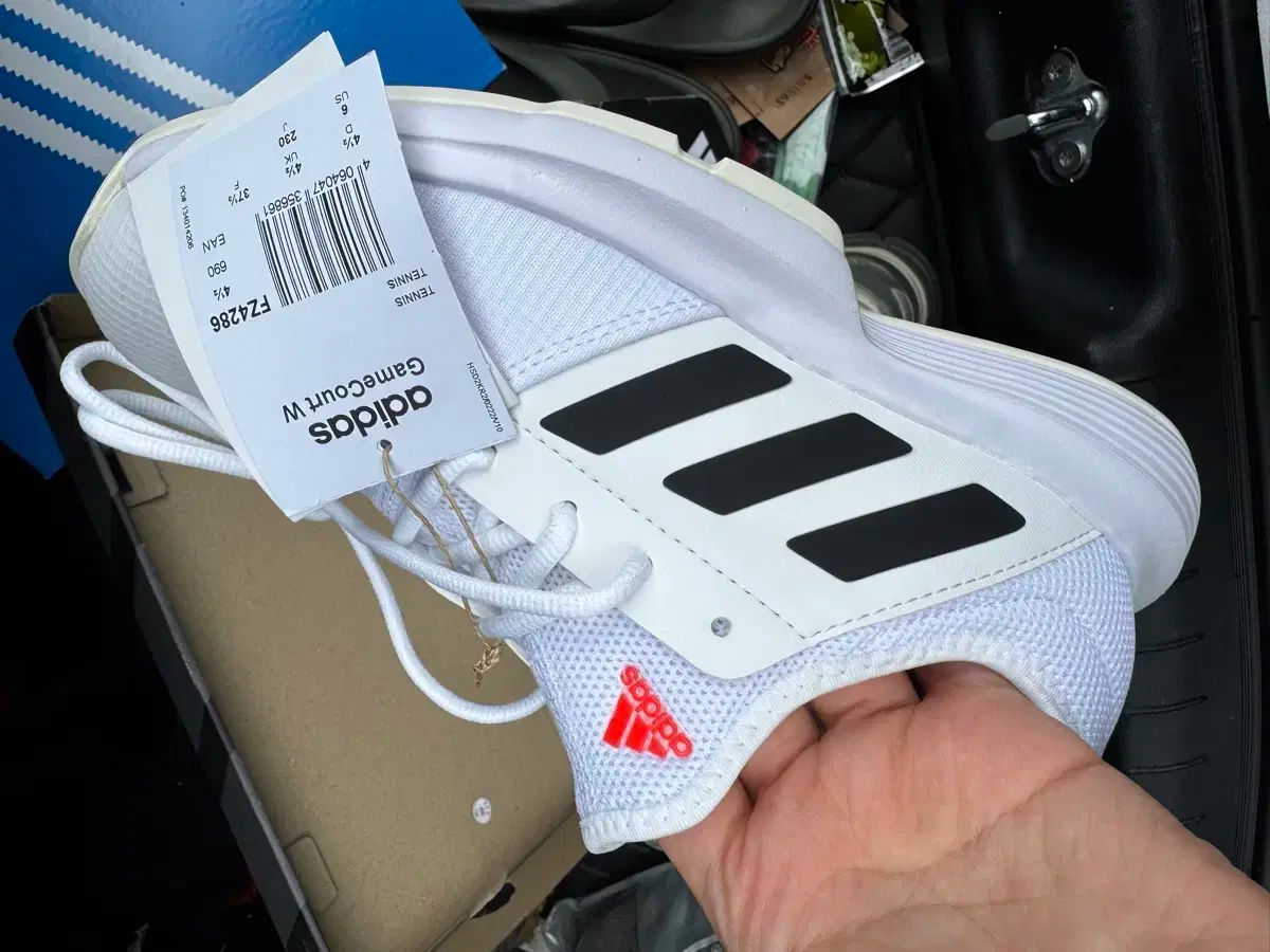 adidas アディダス 白 230 GameCourt W テニス