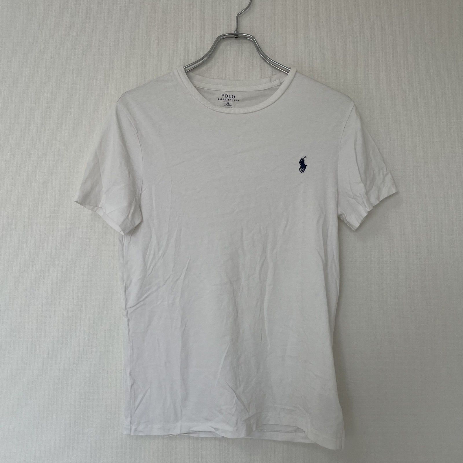 【POLO RALPH LAUREN】ポロラルフローレン　トップス　Tシャツ　半袖　ホワイト　Sサイズ　シンプル