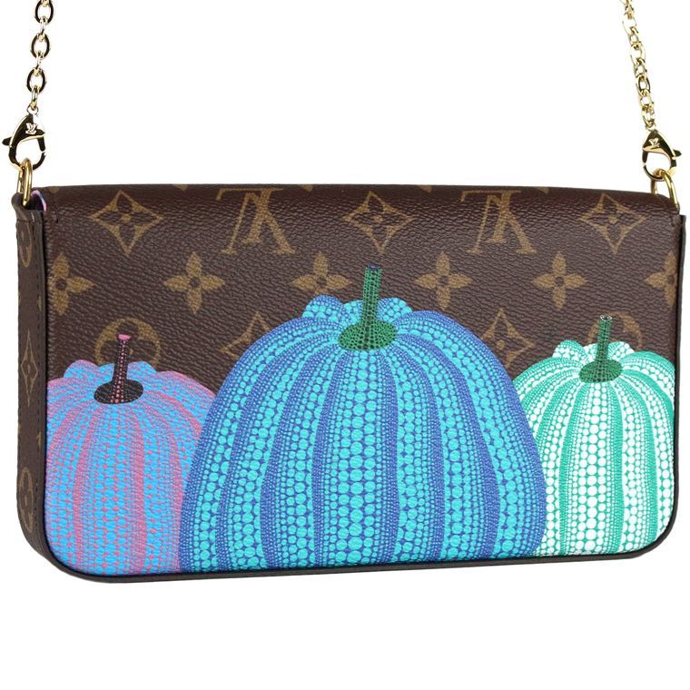 ルイヴィトン ショルダーバッグ モノグラム・パンプキン LV×YK ポシェット・フェリシー M82108 ヴィトン 財布 バッグ 草間彌生 ルイヴィトン ショルダーバッグ モノグラム・パンプキン LV×YK