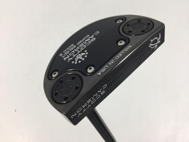 返品OK ゴルフクラブ 超 タイトリスト スコッティ キャメロン スーパーセレクト hawaiian honu ブラックGolo6 2025 オリジナルスチール パター