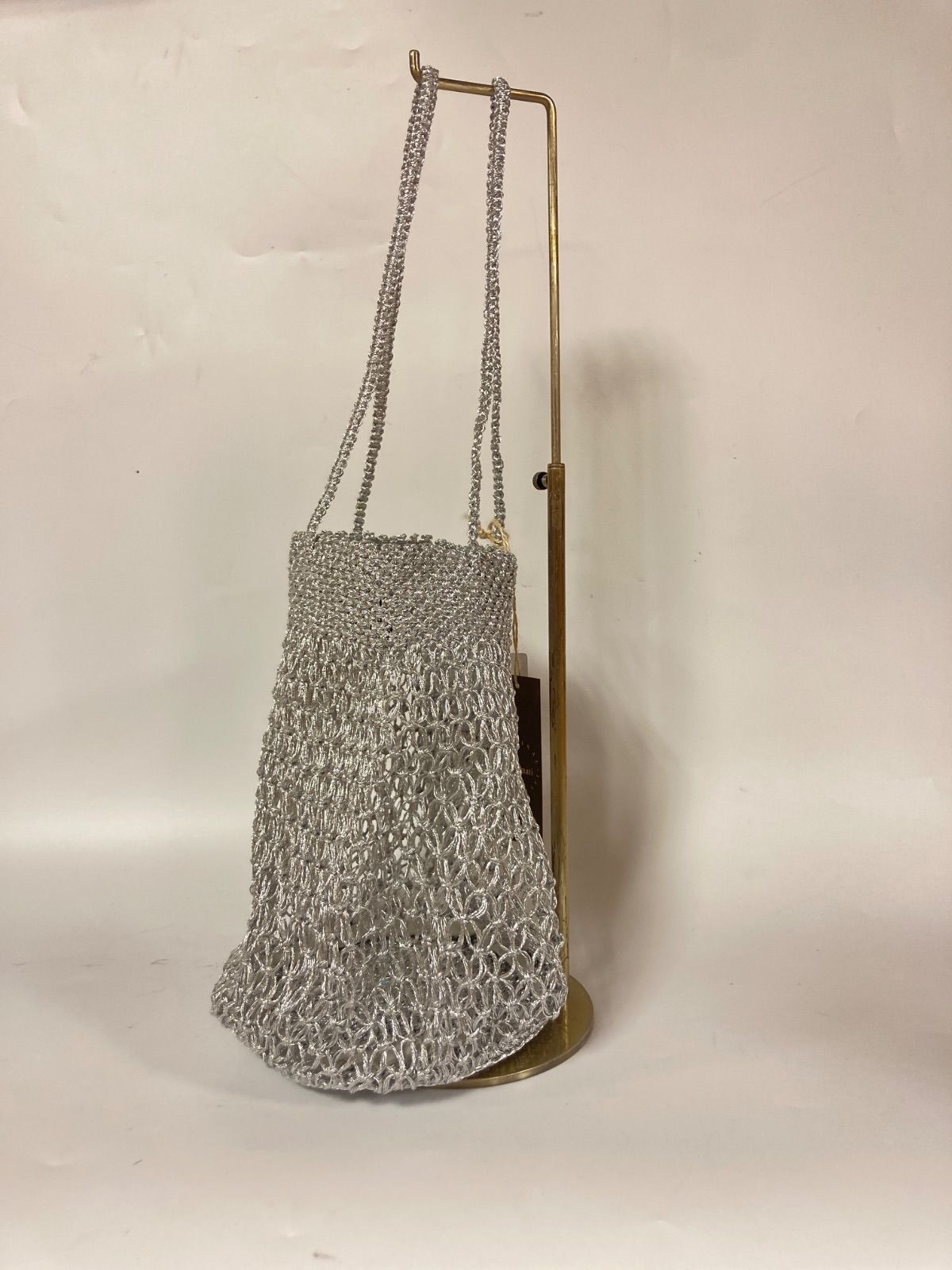 ◯THE BAGMATI/ ザ バグマティ　メッシュメタリックワックスコード編み The Bagmati(バグマティ) メッシュメタリックワックスコード編み