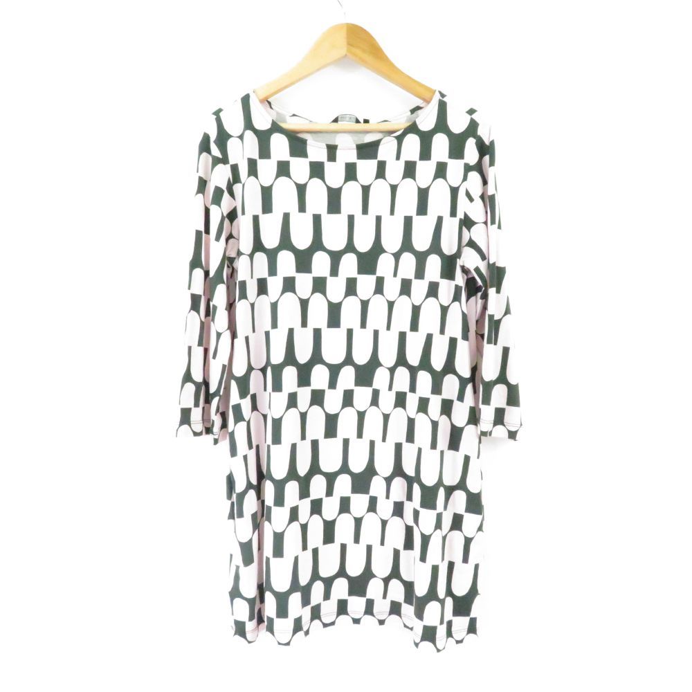 マリメッコ ワンピース 美品 marimekko マリメッコ ワンピース ピンク XS 綿100％ ひざ