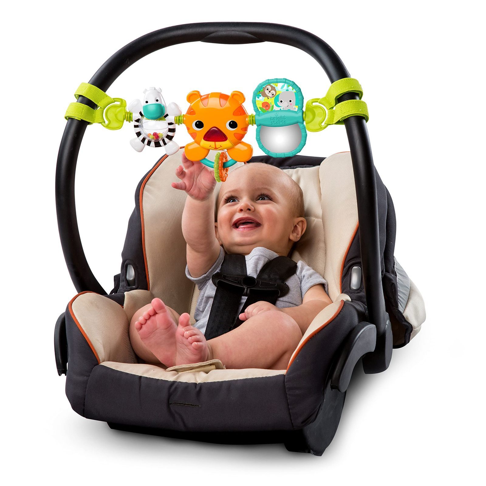 【人気商品】Starts) ベビーカー用おもちゃ (Bright テイクアロングトイバー(とら) ブライトスターツ (9005)
