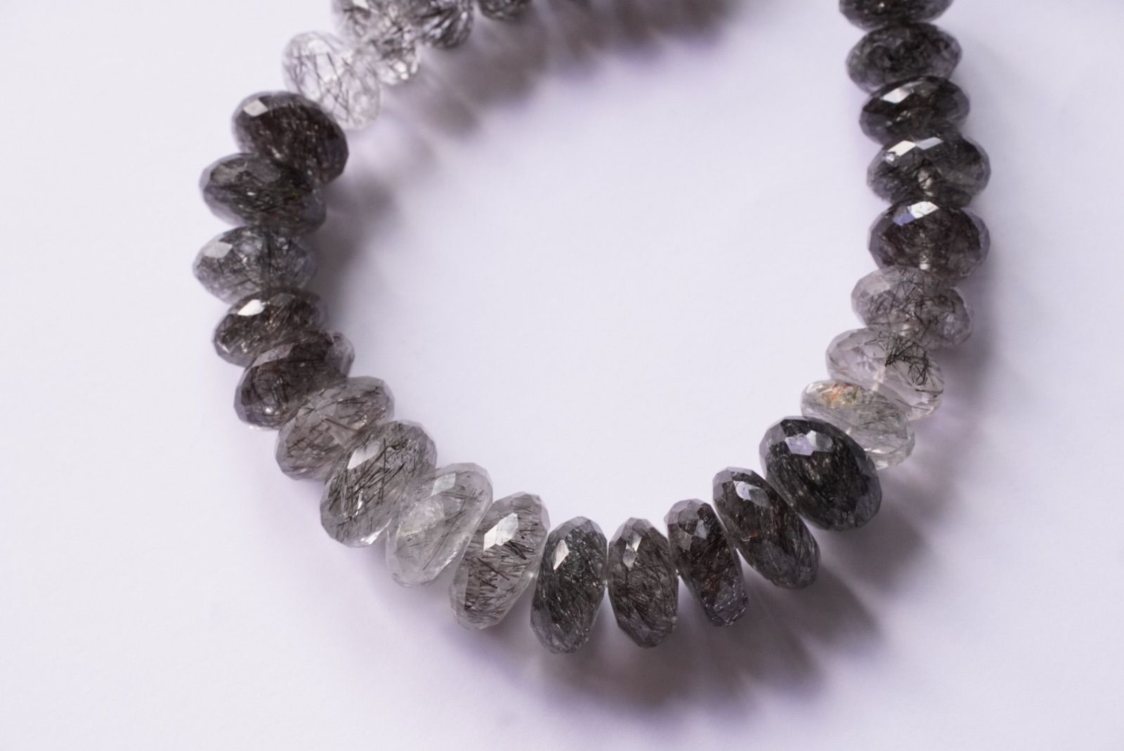 【高品質】ブラックルチルクォーツ　スフィア 高品質】ブラックルチルクォーツスフィア ブラックプラチナルチル