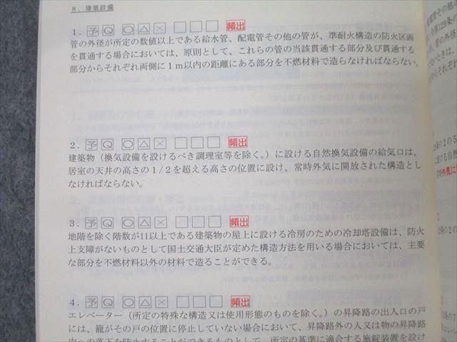総合資格学院 1級建築士 必須項目習得講座テキスト/問題集 学科I〜V 2023年合格目標 計6冊 000L4D 総合資格学院 1級建築士 学科I～V 問題集/必修項目習得講座