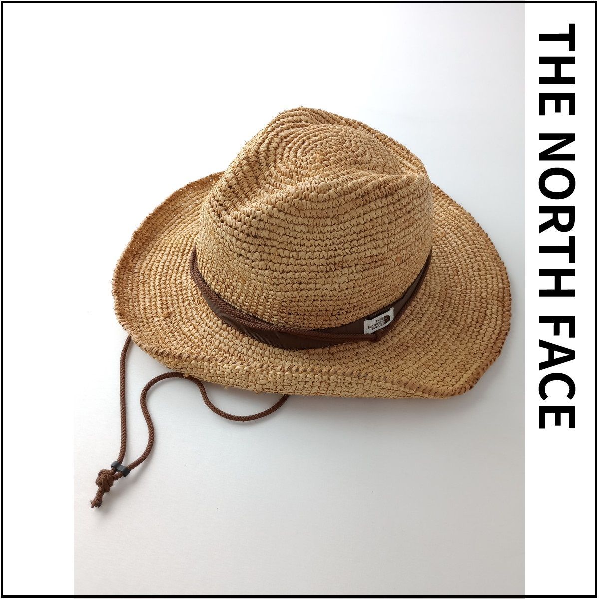 THE NORTH FACE ラフィアハット ナチュラルベージュ ノースフェイス