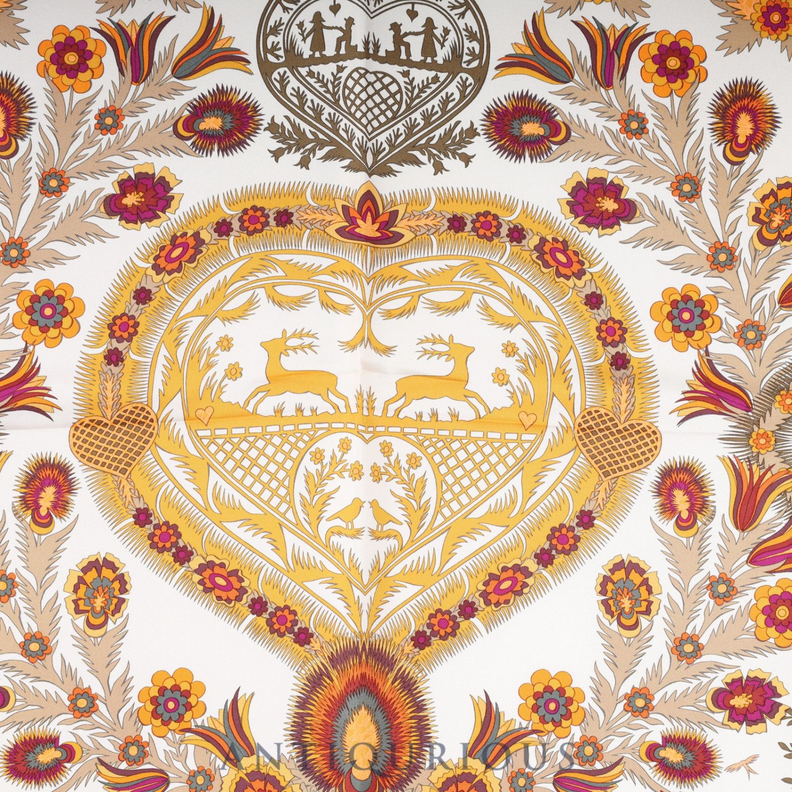 エルメス スカーフ カレ 90 切り絵 SILK100% 箱 - メルカリ