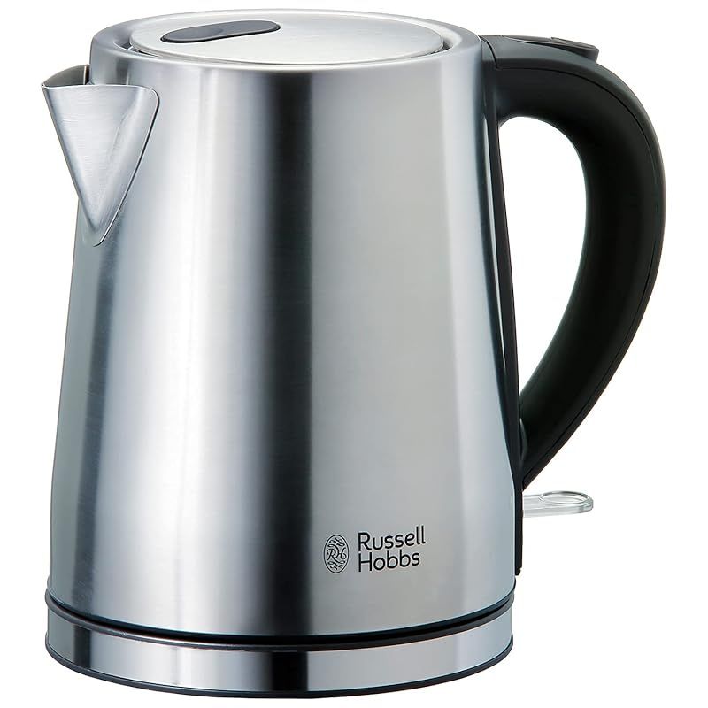 公式 Russell Hobbs ラッセルホブス ベーシックケトル シルバー 1.0L 7013JP 3ヶ月延長 電気ケトル 広口 空焚き防止機能 オートオフ機能 ステンレス ワンプッシュ開閉 お手入れ簡単 0