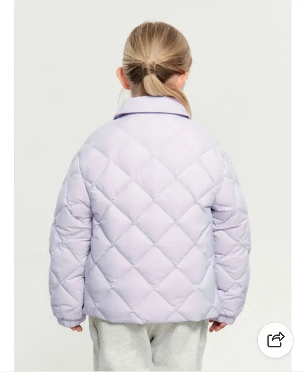 Marithe Francois Girbaud マリテフランソワジルボー キッズ キルティング 軽量 ダウン ジャケット ライト 紫