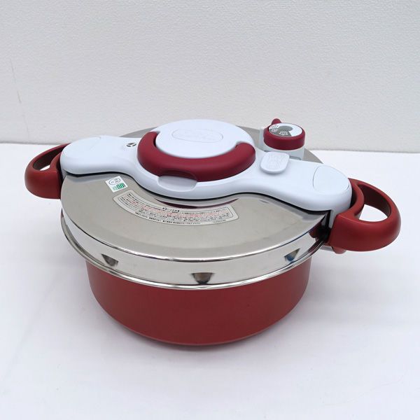T-fal クリプソ ミニット デュオ 圧力鍋 5L ⤵未開封☆T-fal 圧力鍋 クリプソ ミニット デュオ レッド 5.2L