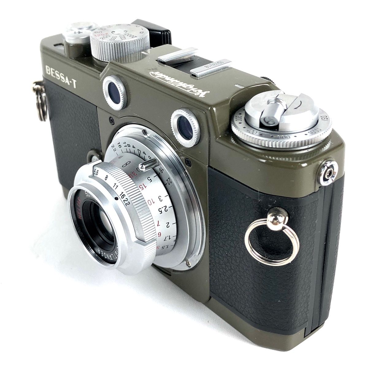 フォクトレンダー Voigtlander BESSA-T + HELIAR 50mm F3.5 101周年記念 オリーブ フィルム  レンジファインダーカメラ 【中古】 - メルカリ