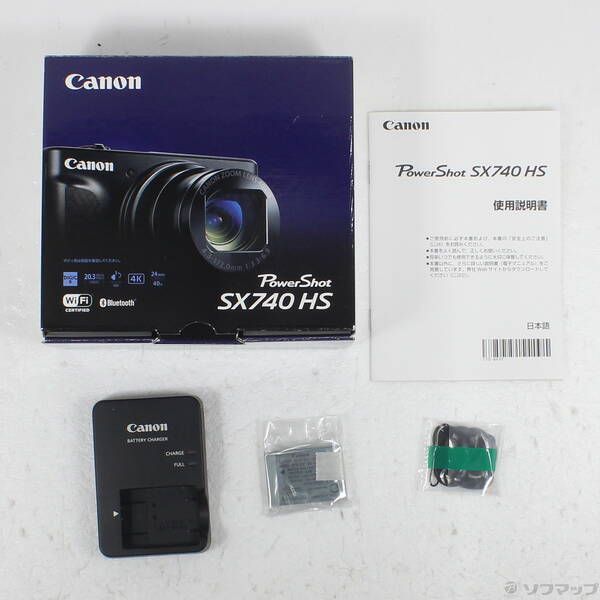 ★新品未使用品★Canon PowerShot SX740 HS デジタルカメラ 中古 1年保証 美品 Canon PowerShot SX740 HS ブラック powershot