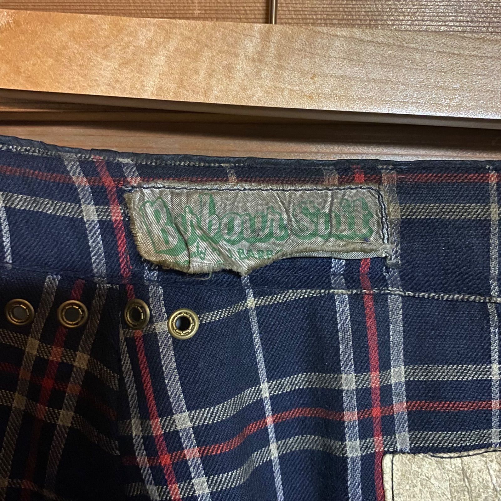 白タグ】 50s Barbour INTERNATIONAL SUIT バブアー