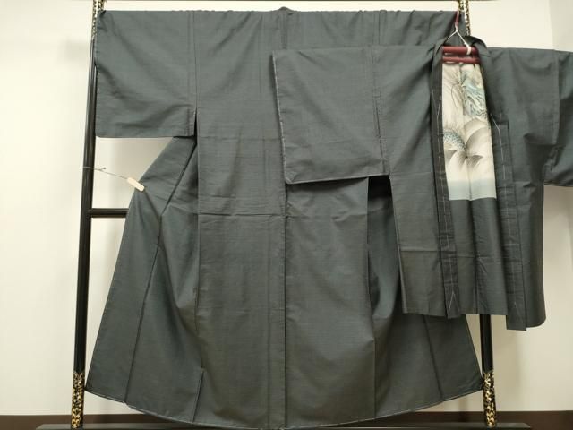 平和屋着物●男性 本場大島紬 アンサンブル 100亀甲 総詰め 正絹 CAAR7834hy