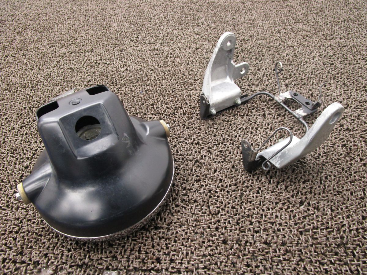 XJR1200 ヘッドライト ステー ▲A6798 4KG ヤマハ 4CC キャブ車 動画有