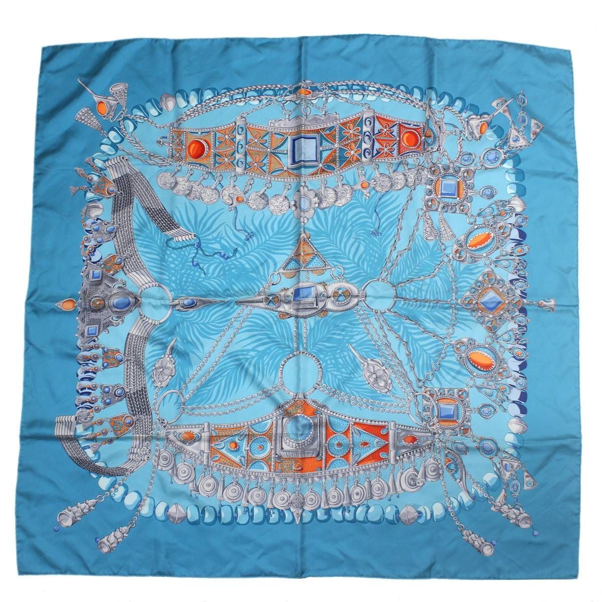 HERMES / エルメス カレ90 スカーフ 貴重な場所 terres precieuses 