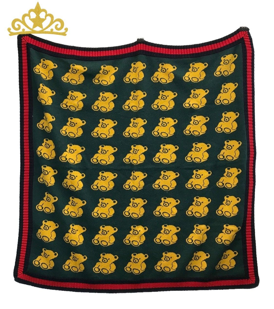GUCCI テディベア柄ブランケット 中古・古着通販】GUCCI (グッチ) テディベア柄ブランケット