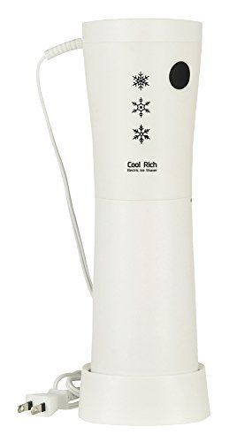 Color ホワイト パール金属 クールリッチ 電動 ハンディ かき氷器 ホワイト D-1348