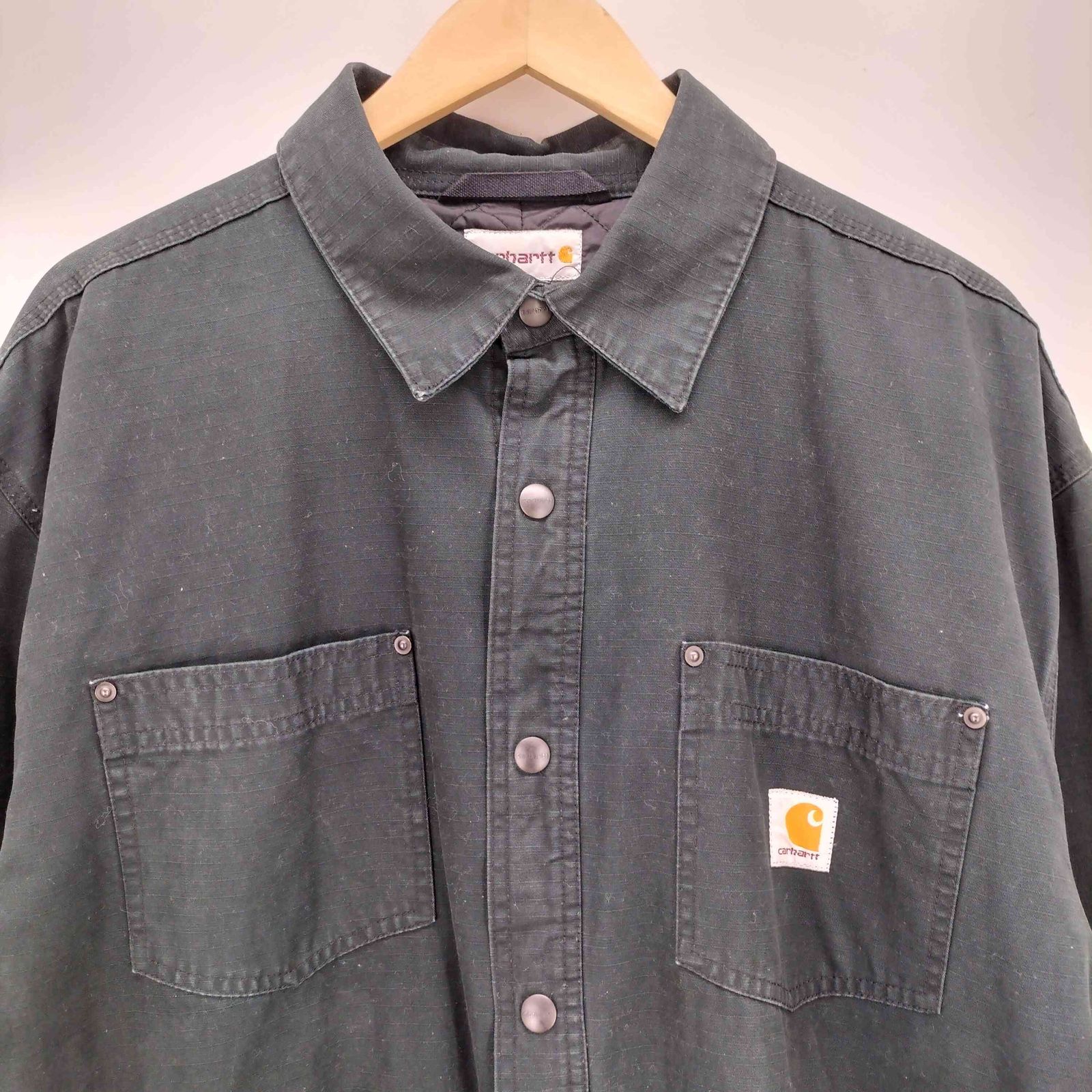 カーハート Carhartt スナップ ボタン 裏地 キルティング ライトダック 