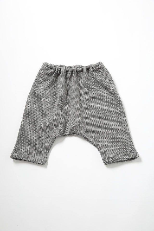 dear muu muu/FUR HERRINGBONE SARROUEL サルエルパンツ ズボン 新品子供服100 キッズ 女の子 男の子