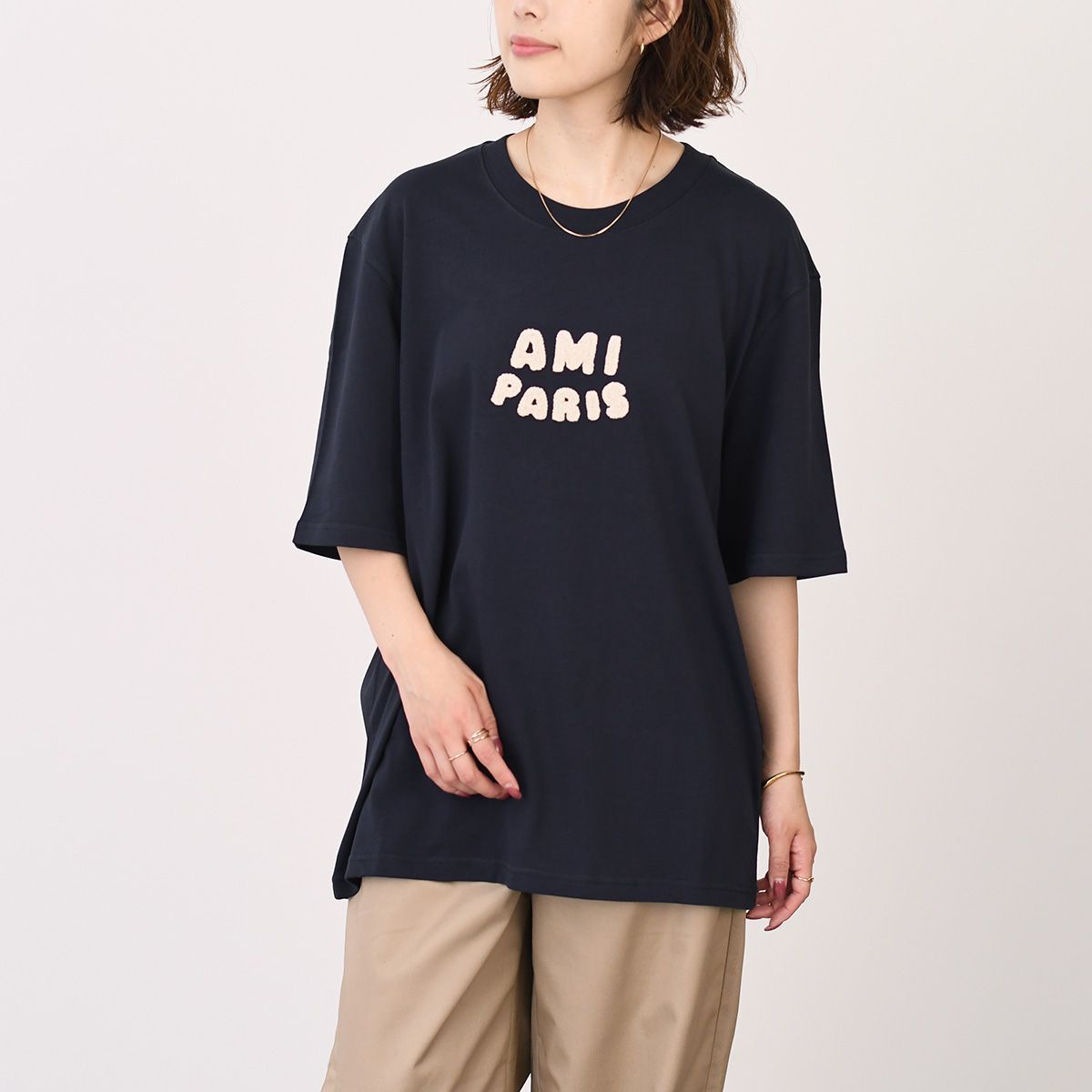 (アミ) AMI コットン Tシャツ UTS075 726 AMI Alexandre Mattiussi ami paris アミパリス Tシャツ UTS075