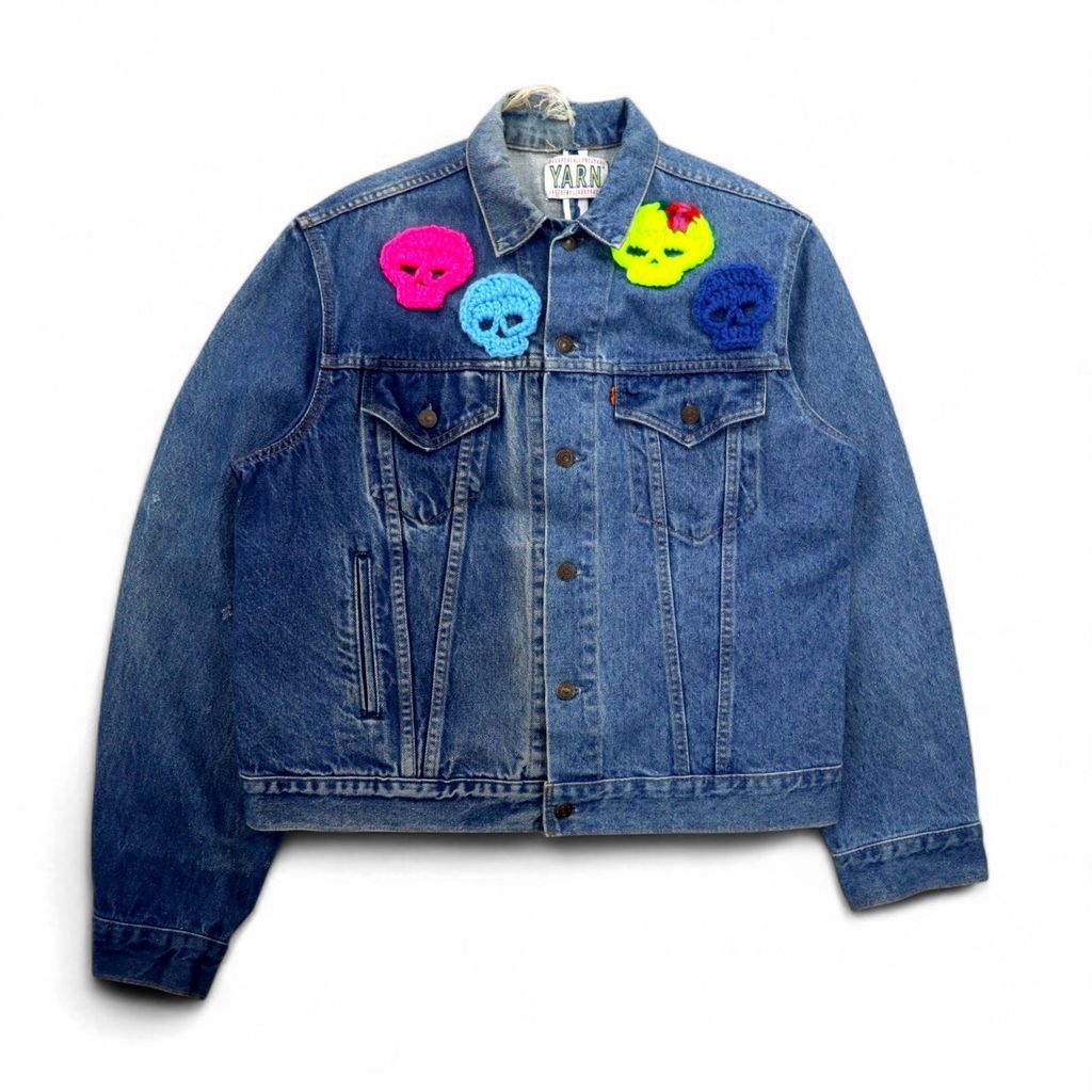 Risley vintage リメイク デニムジャケット　レア リズレイ RISLEY risley デニムジャケット | Sister by ParisLagar