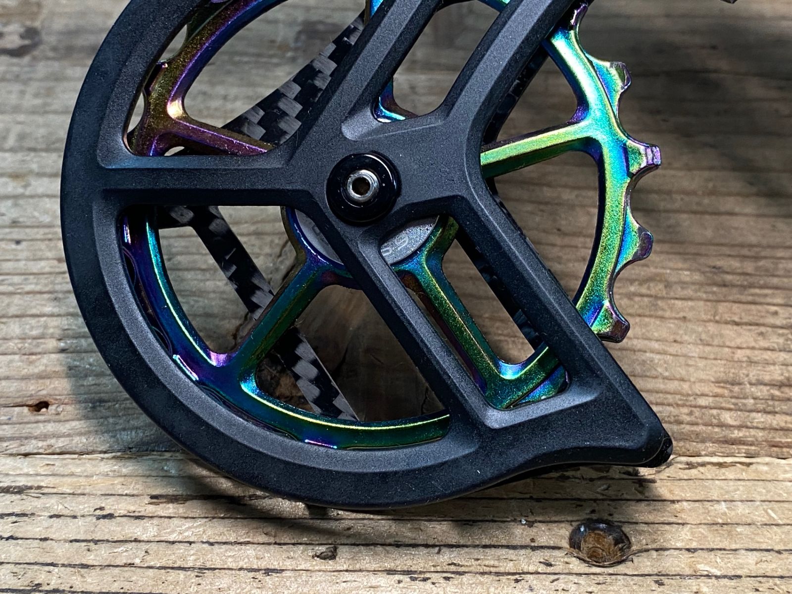 RIDEA リデア C60 RD6 R9100/8000系 ビッグプーリー 美品 IQ886 リデア RIDEA RD6 C60 セラミック ビッグプーリーキット