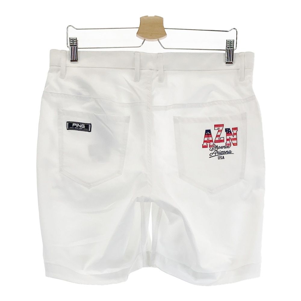 サイズ：L PING ピン 2024年 ハーフパンツ  ホワイト系 [240101490715] ゴルフウェア メンズ ストスト