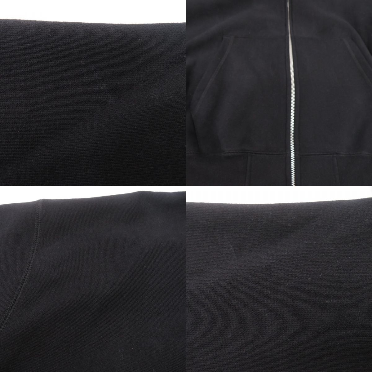 HUF ハフ Worldwide FULL ZIP HOODIE フルジップパーカー Lサイズ ※中古