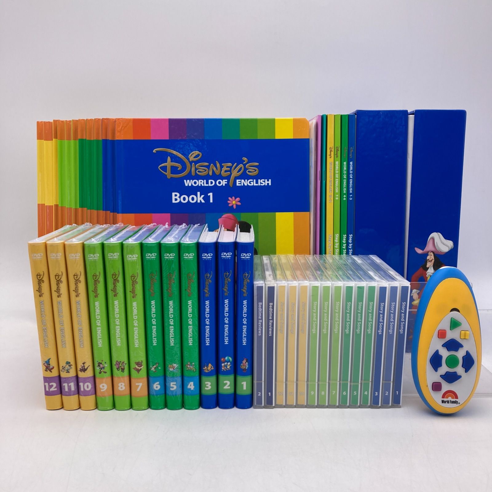 もこもこDWEディズニー英語システム DVD &CD&Game Cards 最新版】2021年購入 メインプログラムセット ブルーレイ 絵本 CD