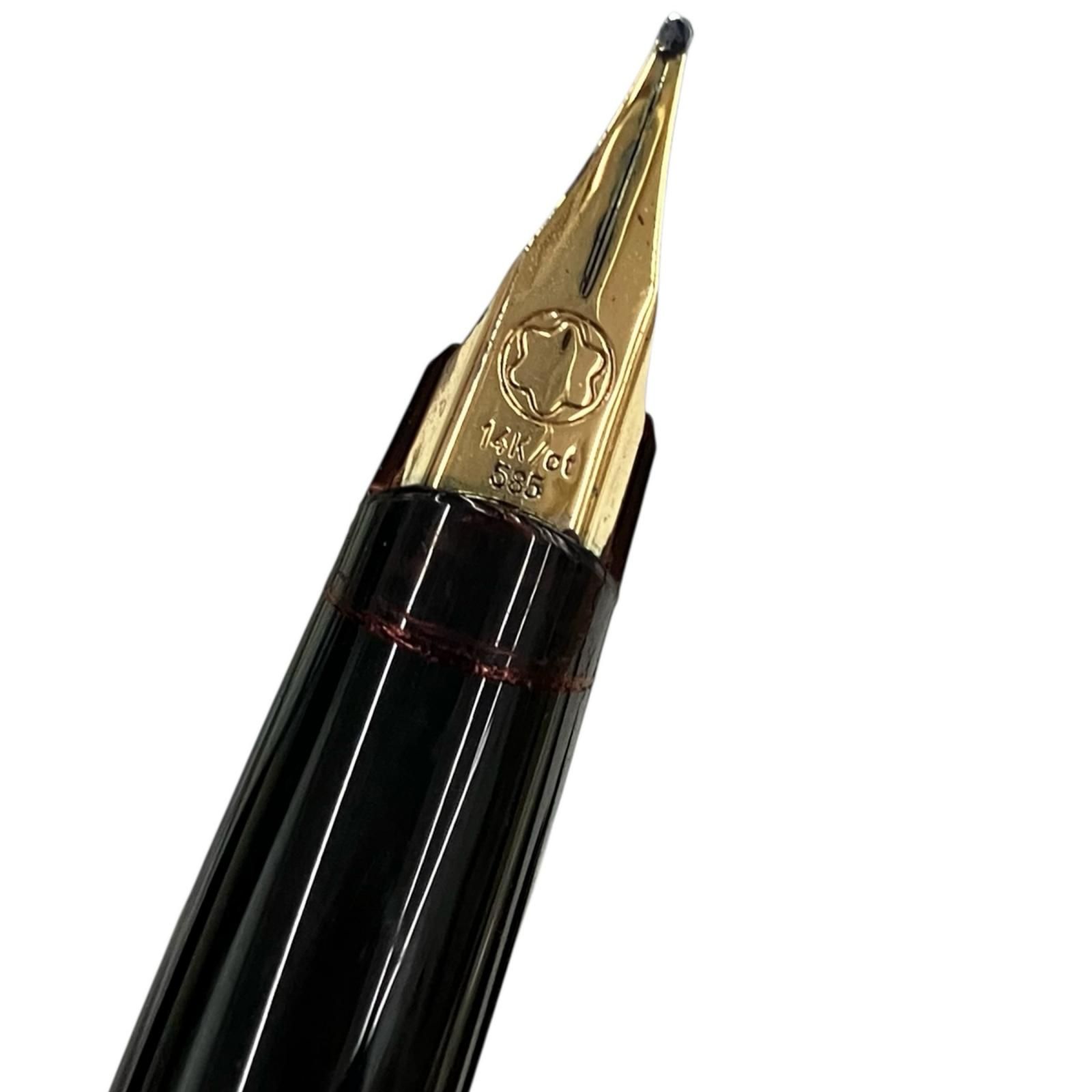 モンブラン 144 万年筆 ブラック 14Kペン先 中古美品 モンブラン 144 万年筆 ブラック 14Kペン先 中古美品 美品□MONTBLANC