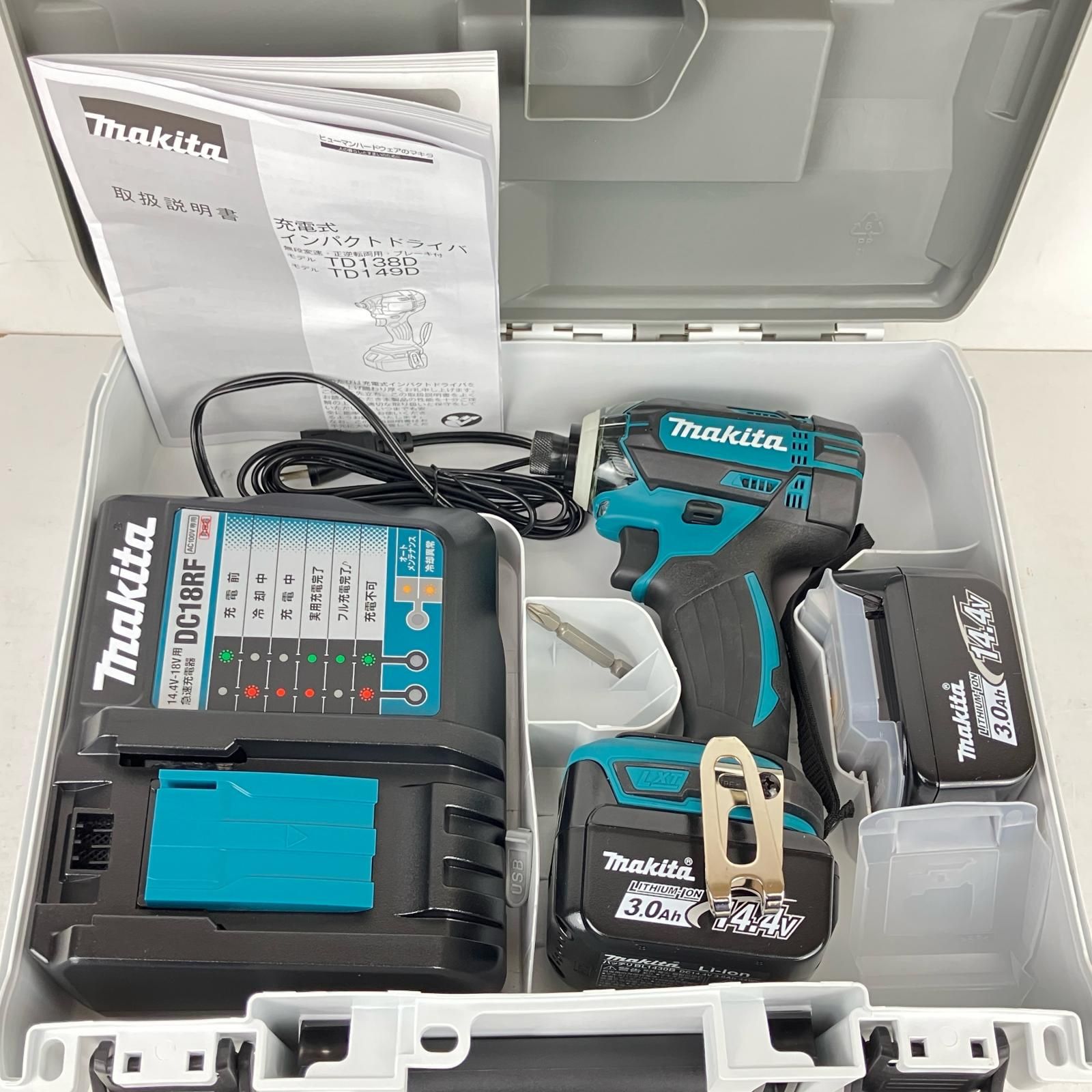 ЗЗMAKITA マキタ 14.4v 充電式インパクトドライバ 充電器 ЗЗMAKITA マキタ 14.4v 充電式インパクトドライバ 充電器
