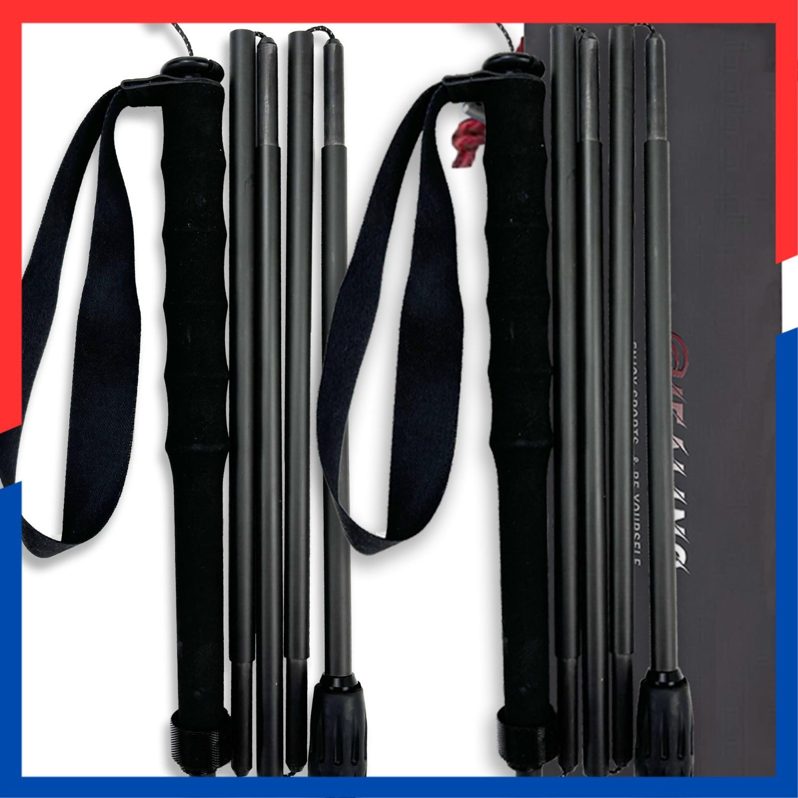 数量 収納バッグ付 吸湿発散性に キャップ 徒歩 登山用品 遠足 コンパクト 男女兼用 滑り止め ハイキングポール cm 110 120 130 2本セット 5節 オフロード 人気登山ブロガー絶賛推薦 ポール 登山 折畳み 超軽量110g 120g