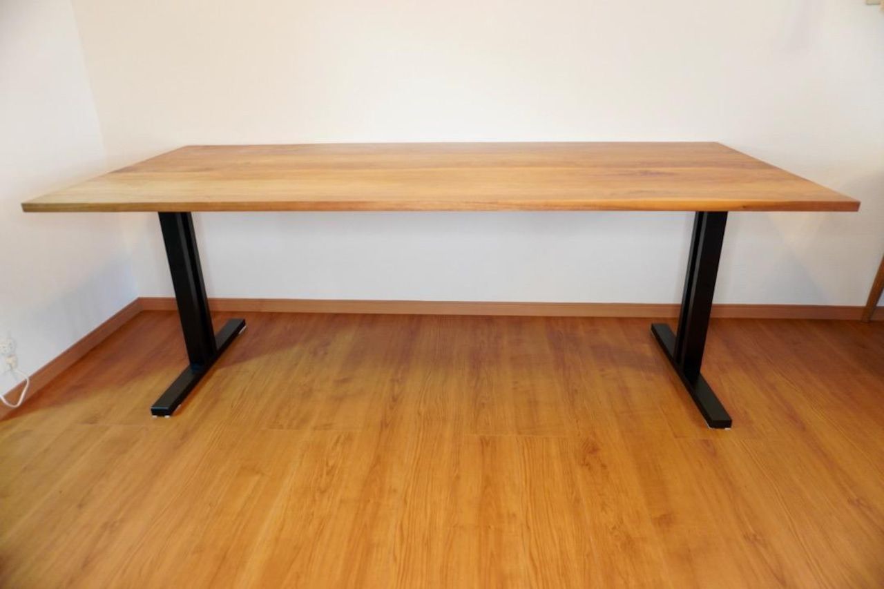 クラッシュゲート ダイニングテーブル W200cm