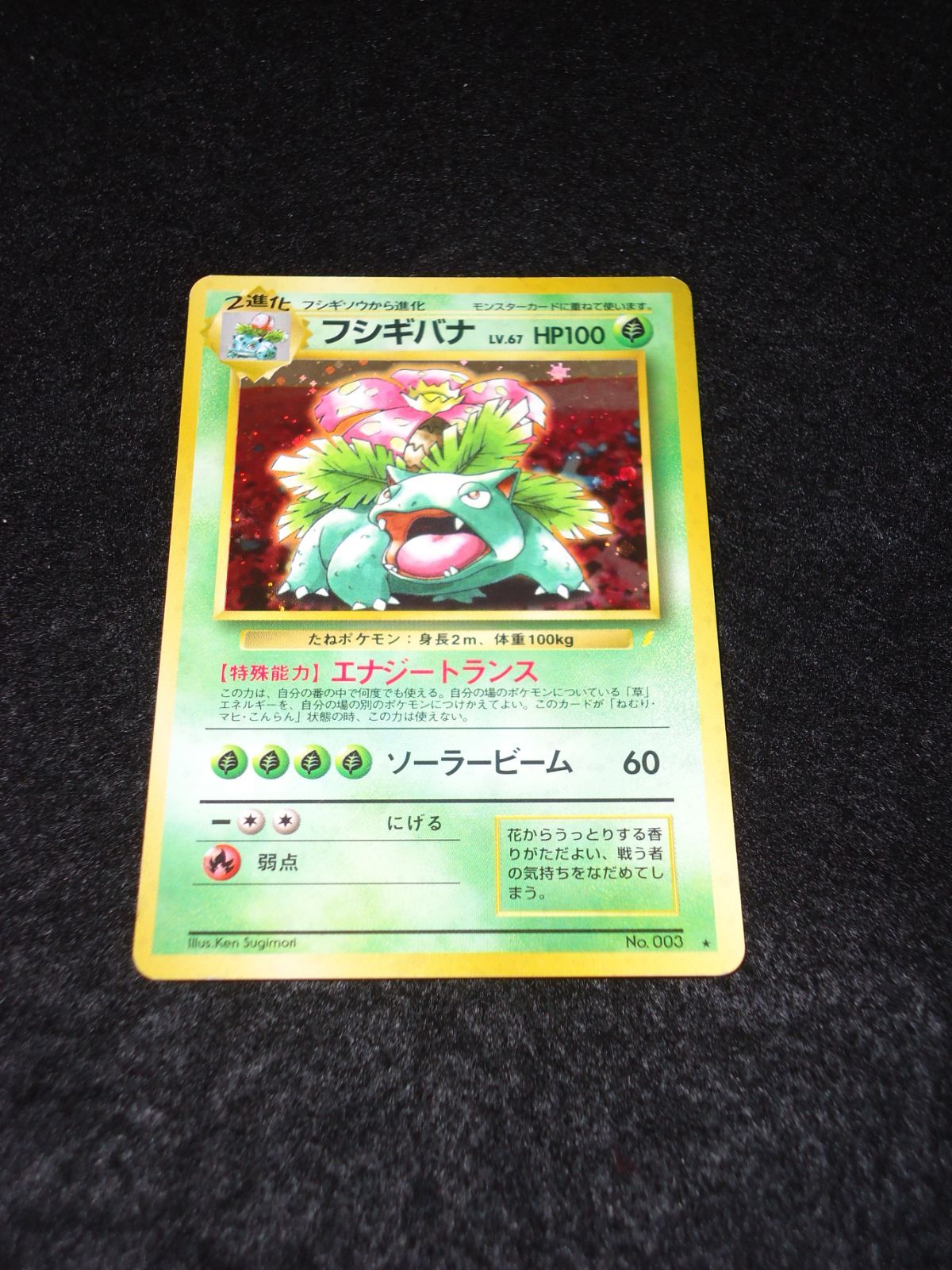 フシギバナ LV.67 HP100 No.003☆ エナジートランス ソーラー