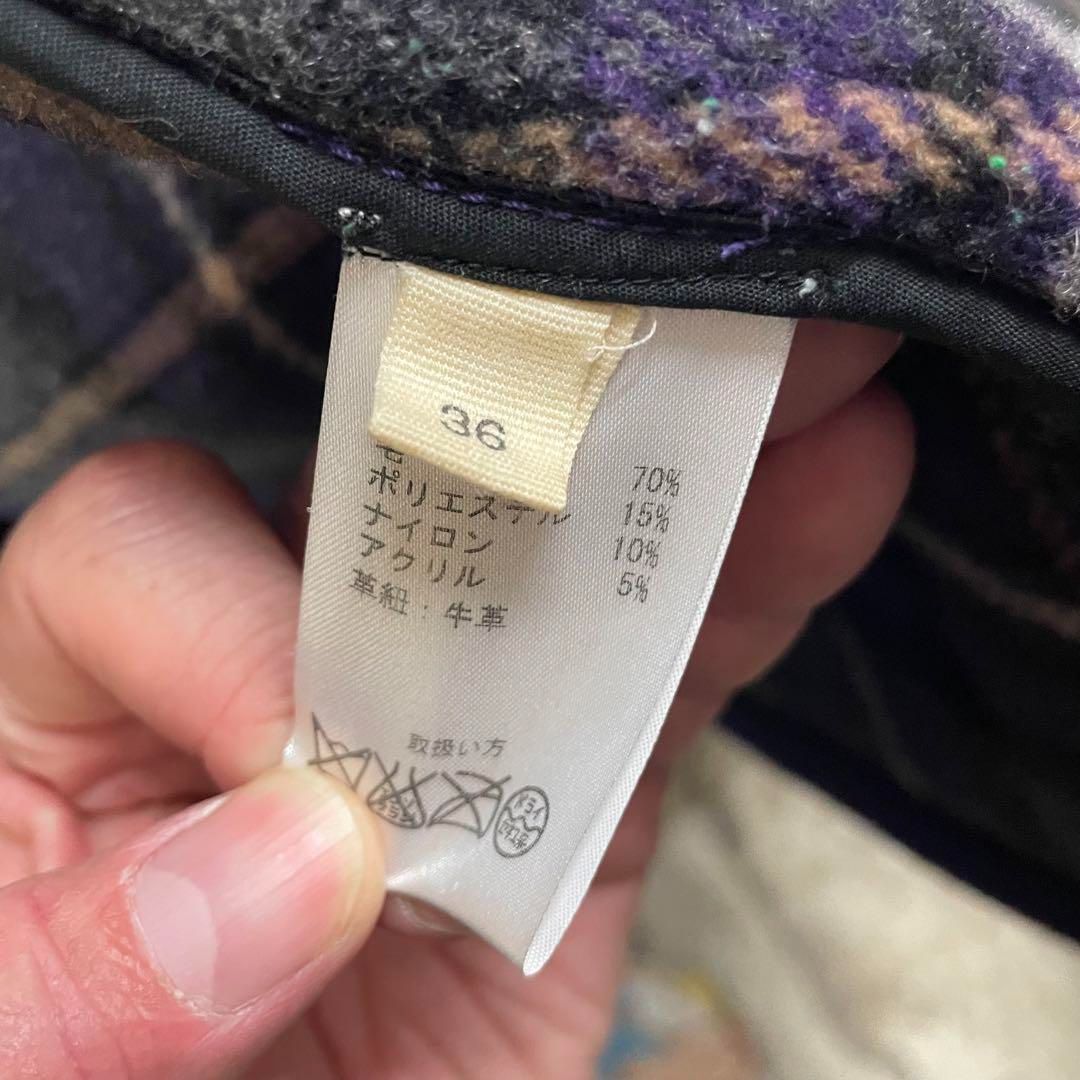 LONDON TRADITION ダッフルコート 36 パープル レディース LONDON