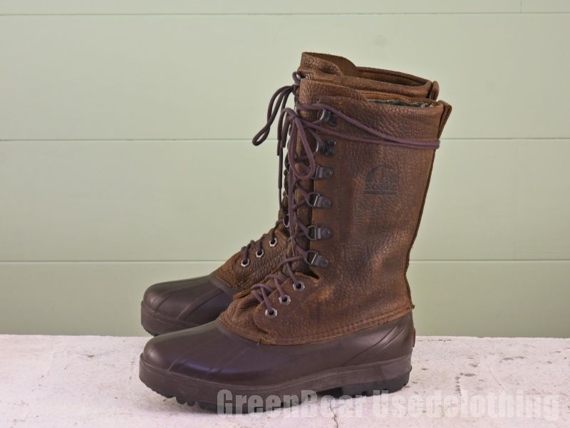 X977 カナダ製 ソレル SOREL ビンテージ スノーブーツ 茶 ブラウン レディース F7 24cm カナダ製 ソレル SOREL ビンテージ スノーブーツ 茶 ブラウン