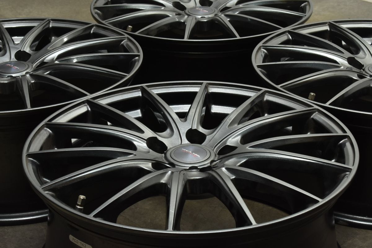 Weds VELVA SPORT II 18in 7.5J 55 PCD114.3 ハブ径73mm 4本 ノア ヴォクシー エルグランド レイバック レヴォーグ ZR-V WR-V