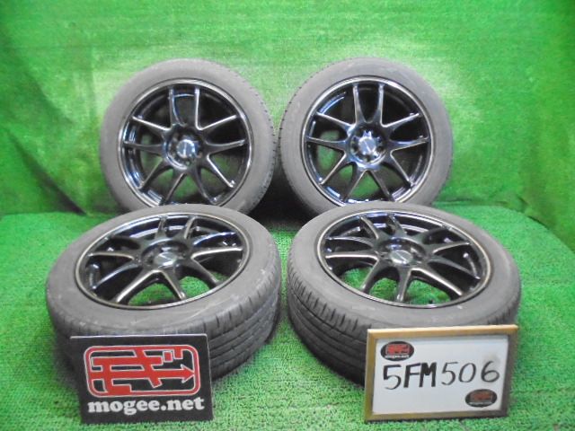 5FM506 G1 205 50R17 トーヨー NANOENERGY 3PLUS 夏タイヤ WORK EMOTION Kiwami アルミホイール4本セット